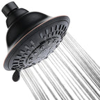 High Pressure 5-Spray Fixed Shower Head, Angle Adjustable