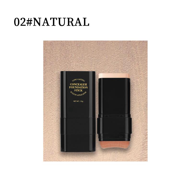 Foundation Concealer Stick Double-Ended Brush