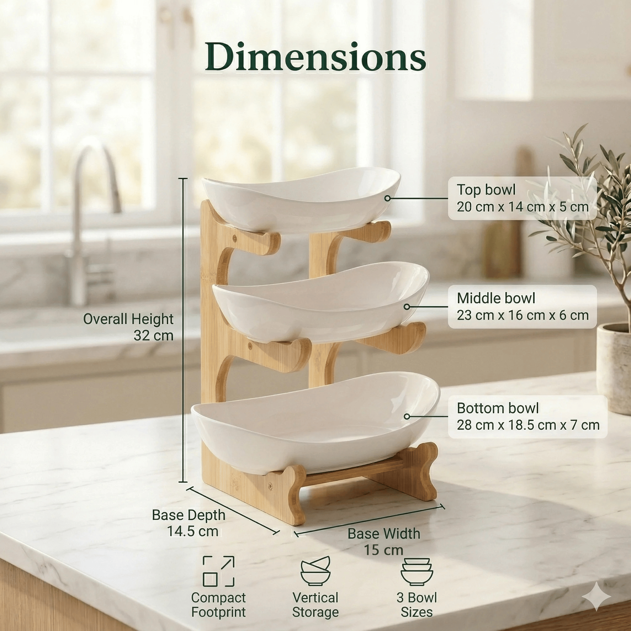 Practical Countertop Organizer for Daily Household Storage