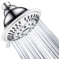 High Pressure 5-Spray Fixed Shower Head, Angle Adjustable