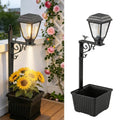 Solar Garden Light with Planter Insert