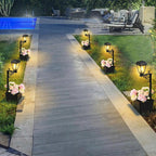 Solar Garden Light with Planter Insert