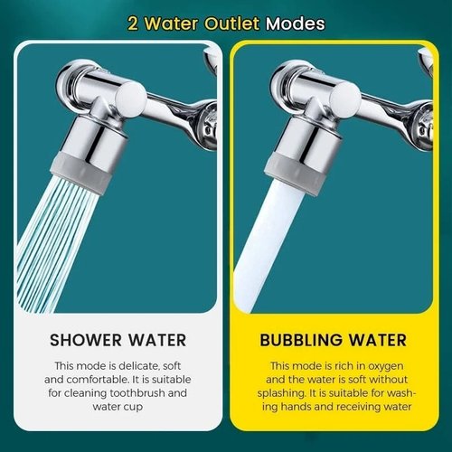 Universal 1080° Swivel Robotic Arm Extension Faucet