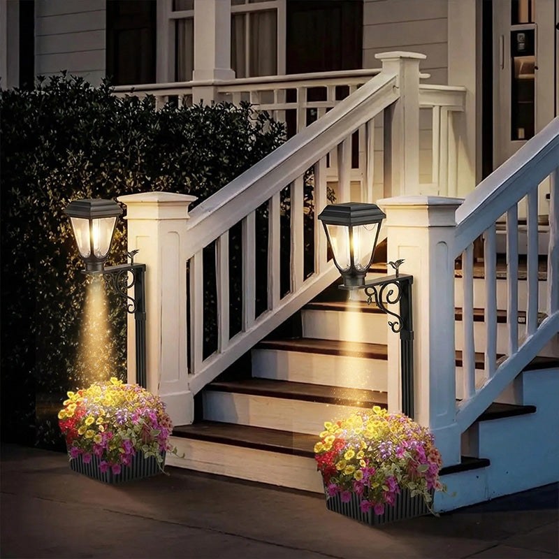 Solar Garden Light with Planter Insert