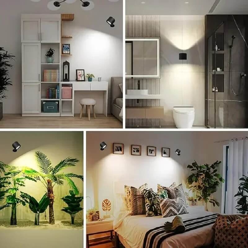 Magnetic LED Wall Lamp with Remote Control