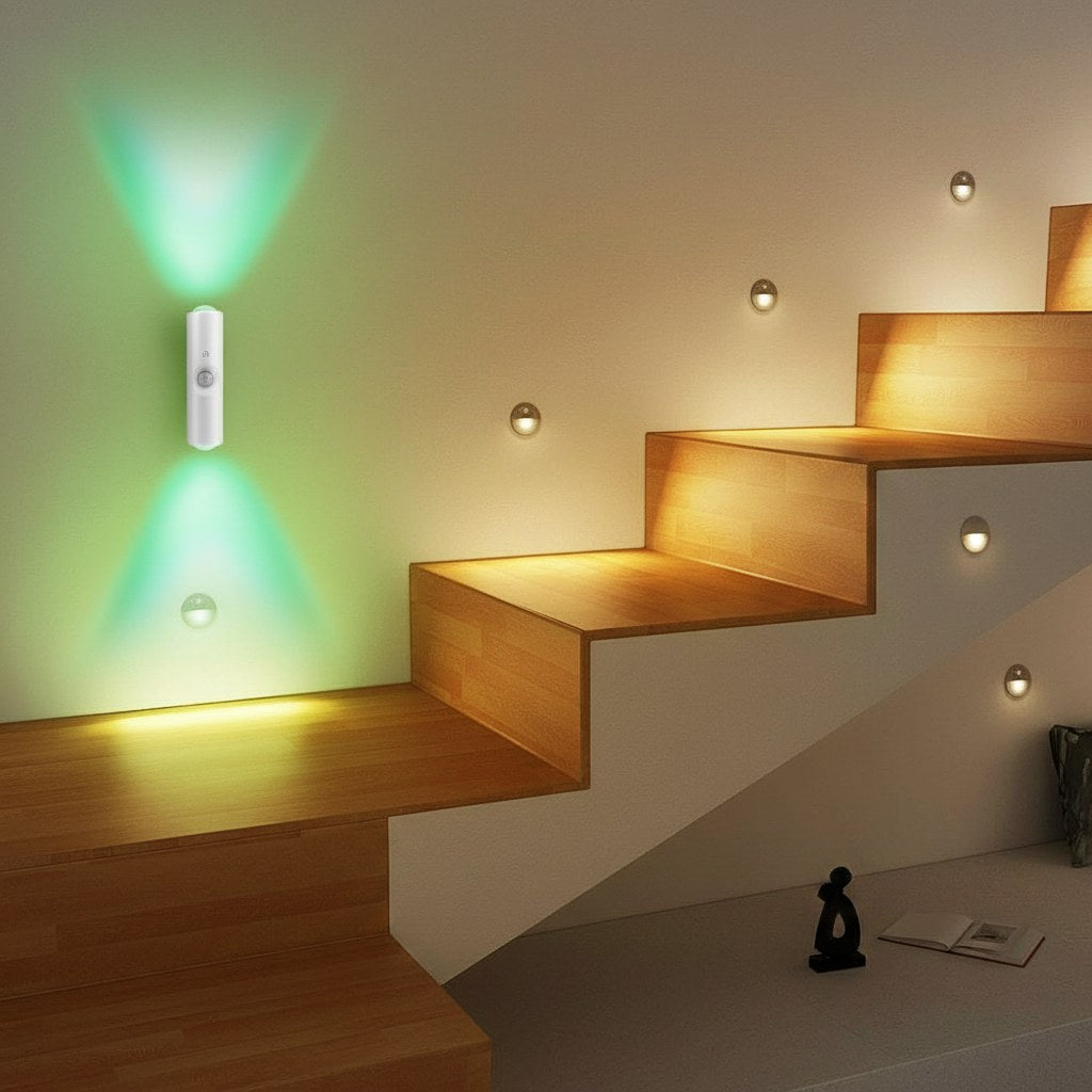 Magnetic RGB Wall Light with Motion Sensor
