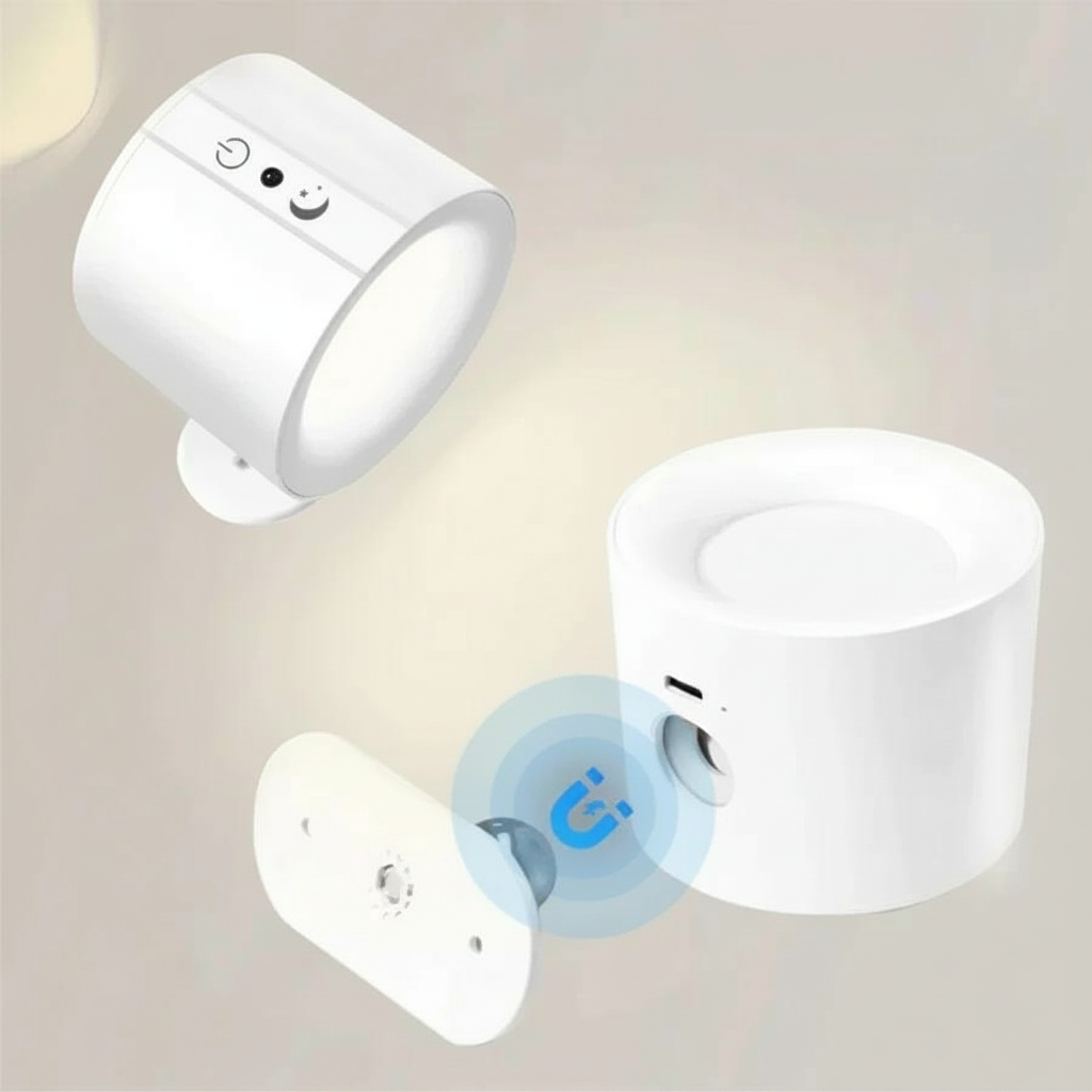 Magnetic LED Wall Lamp with Remote Control