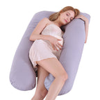 U-Shaped Maternity Pillow – Cooling Pregnancy Support Pillow