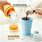 Foldable Silicone Ice Ball Drink Cup