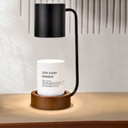 Japanese Minimalist Table Lamp | Wood & Metal Design