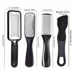 4-Piece Stainless Steel Foot File Set – Callus & Dead Skin Remover