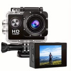 Ultra HD 1080P Action Camera – 140° Wide Angle, Fisheye Lens, LCD Display