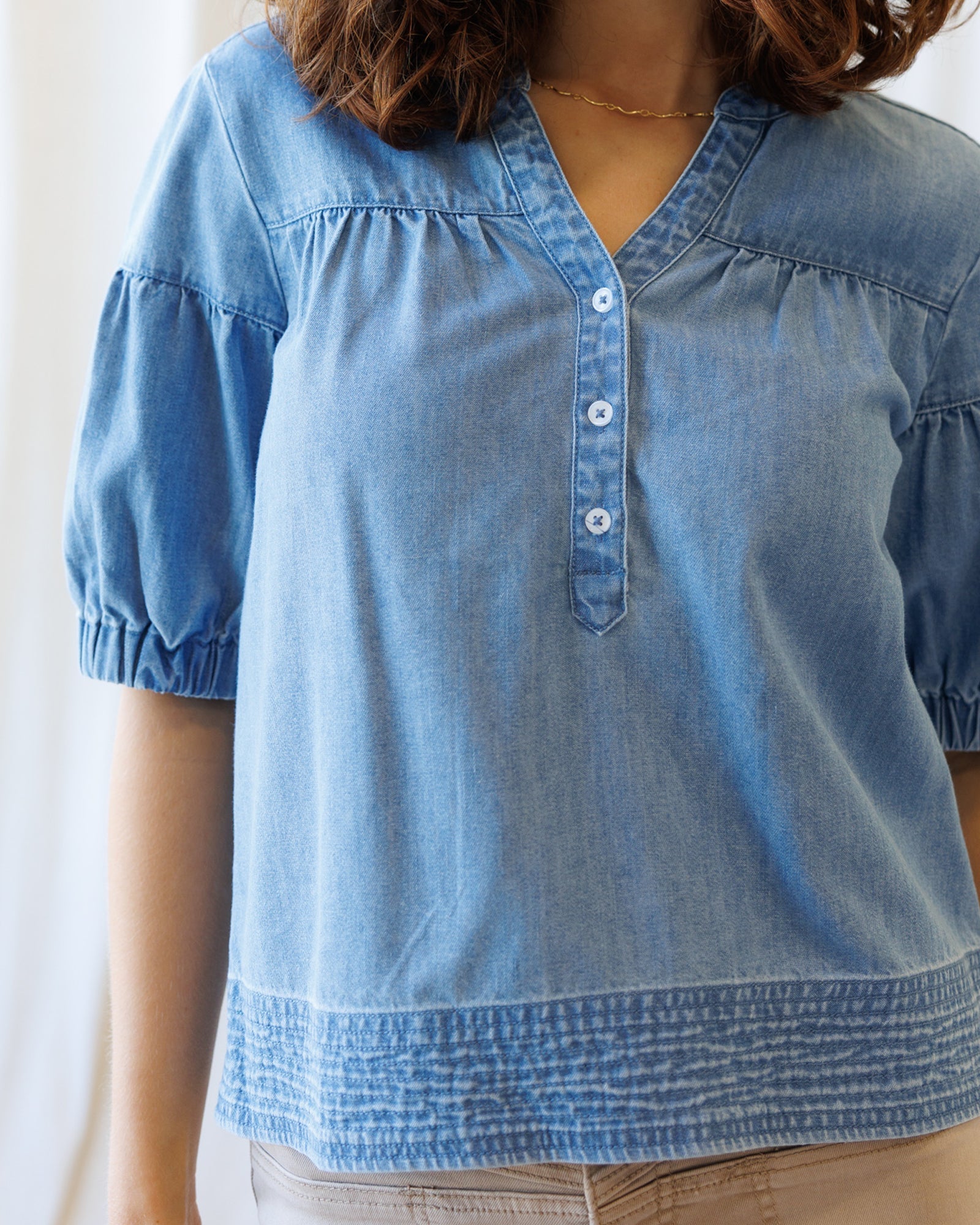Portside Chambray Popover