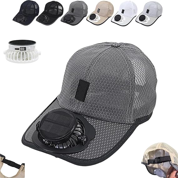 Solar Rechargeable Peak Cap