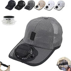 Solar Rechargeable Peak Cap