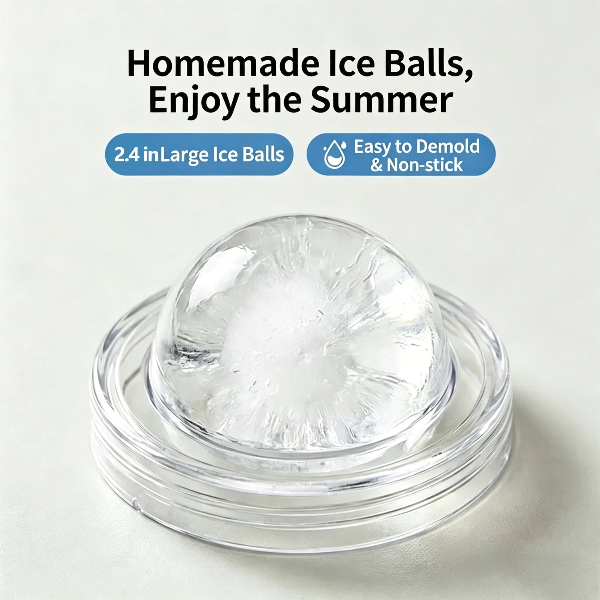 Foldable Silicone Ice Ball Drink Cup