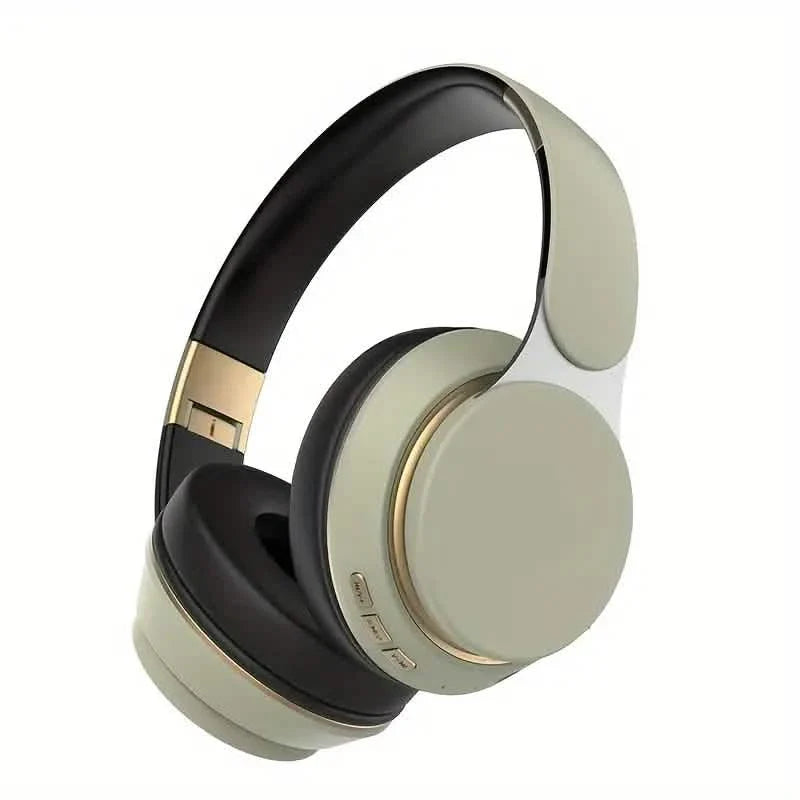 Wireless Over-Ear Headphones – Foldable, Mic, FM Radio, TF Card, USB Charging