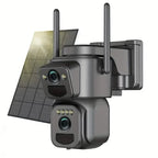 Solar WiFi Security Camera – 360° View, 10x Zoom, Night Vision & Motion Detection