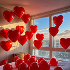 30pcs Red Heart Balloons – Party & Home Decor Set