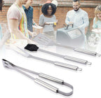 4 Piece Tool Set Stainless Steel Grill Accessories