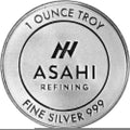 1 oz Silver Round - Asahi Refining .999 Fine