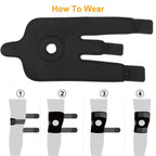 1-Pair: Adjustable Knee Support Compression