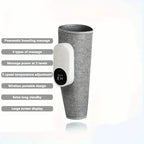 Rechargeable Air Compression Leg Calves Muscle Massager with 3 Intensity Levels and 3 Heat Settings