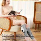 Rechargeable Air Compression Leg Calves Muscle Massager with 3 Intensity Levels and 3 Heat Settings