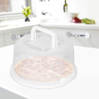 10" Cake Storage Container with Handle Plastic Cake Box