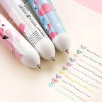 10 Color Ballpoint Pen Kawaii Stationery Cute Pen