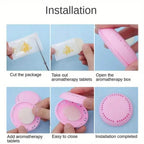 10-Pack: Aromatherapy Air Fresheners - Solid Deodorizer Tablets with Extra Shell