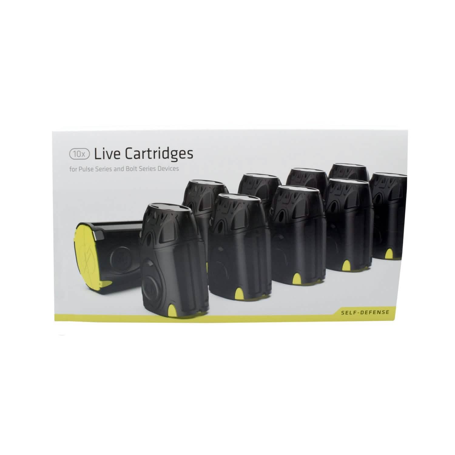 10-Pack: Live Cartridges for TASER C2/Bolt/Pulse/Pulse+