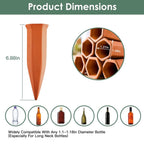 10-Pack: Spikes Teracotta Plant Watering Device