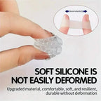 10-Pack: Transparent Toe Protector - Soft and Comfortable Toe Cover