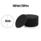 10-Pairs: Anti Curling Carpet Tape Rug Gripper Velcro