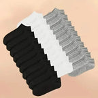 10-Pairs: Men's Plain Knitted Lining Socks