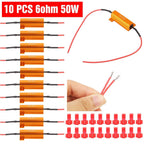 10-Piece: 50W 6Ohm Load Resistor