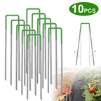 10-Piece: 6-Inch U-Type Garden Landscape Rust Resistance Turf Staples