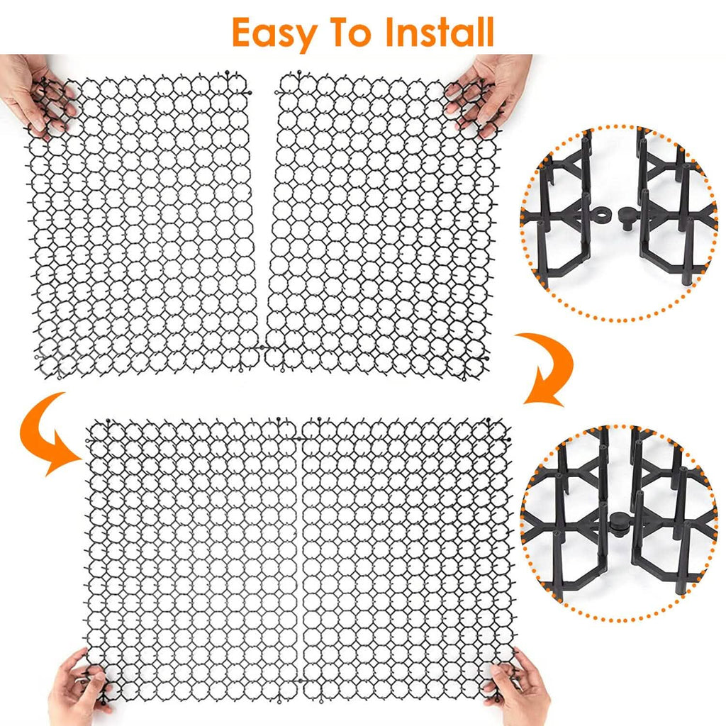 10-Piece: Cat Repellent Scat Mat with Spikes