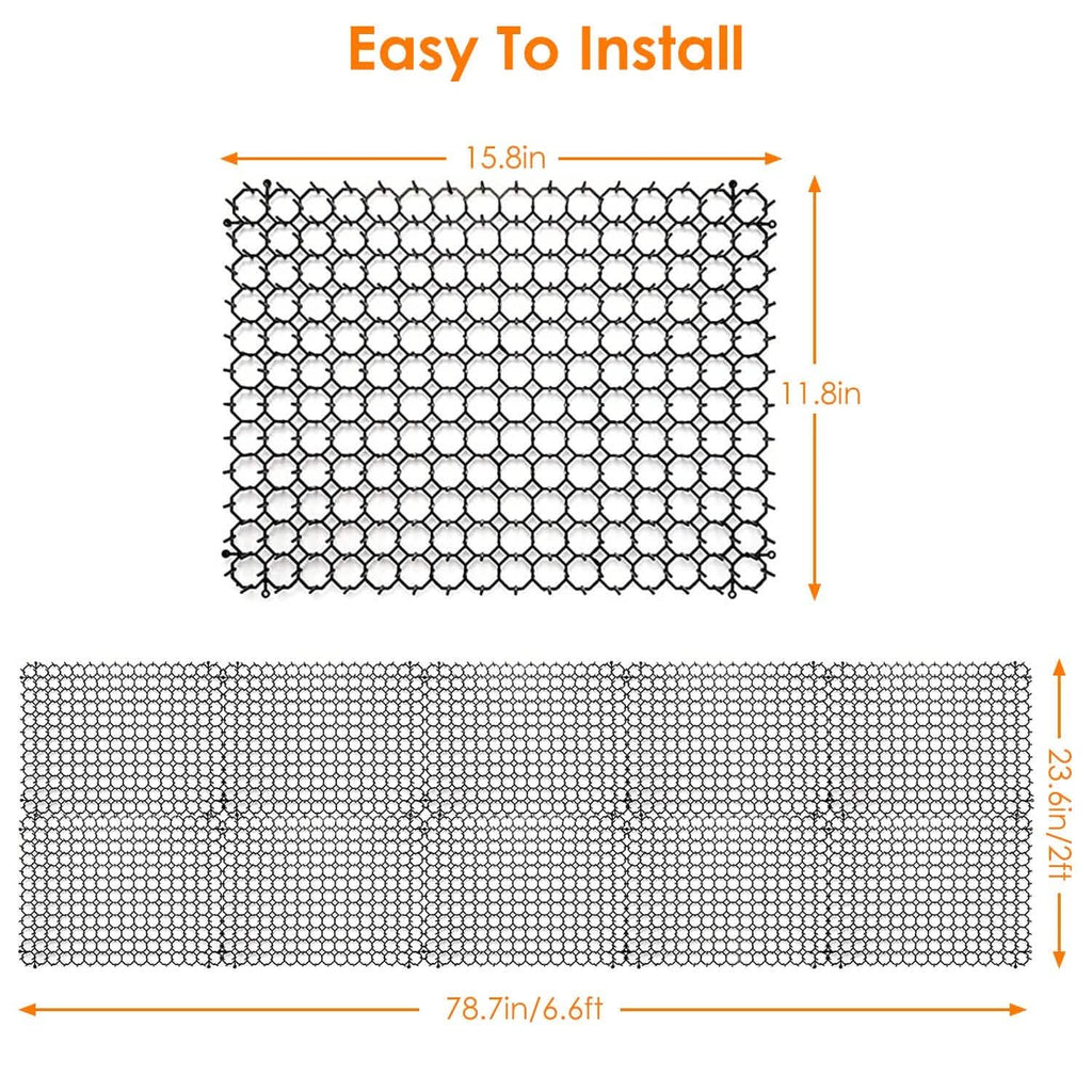 10-Piece: Cat Repellent Scat Mat with Spikes