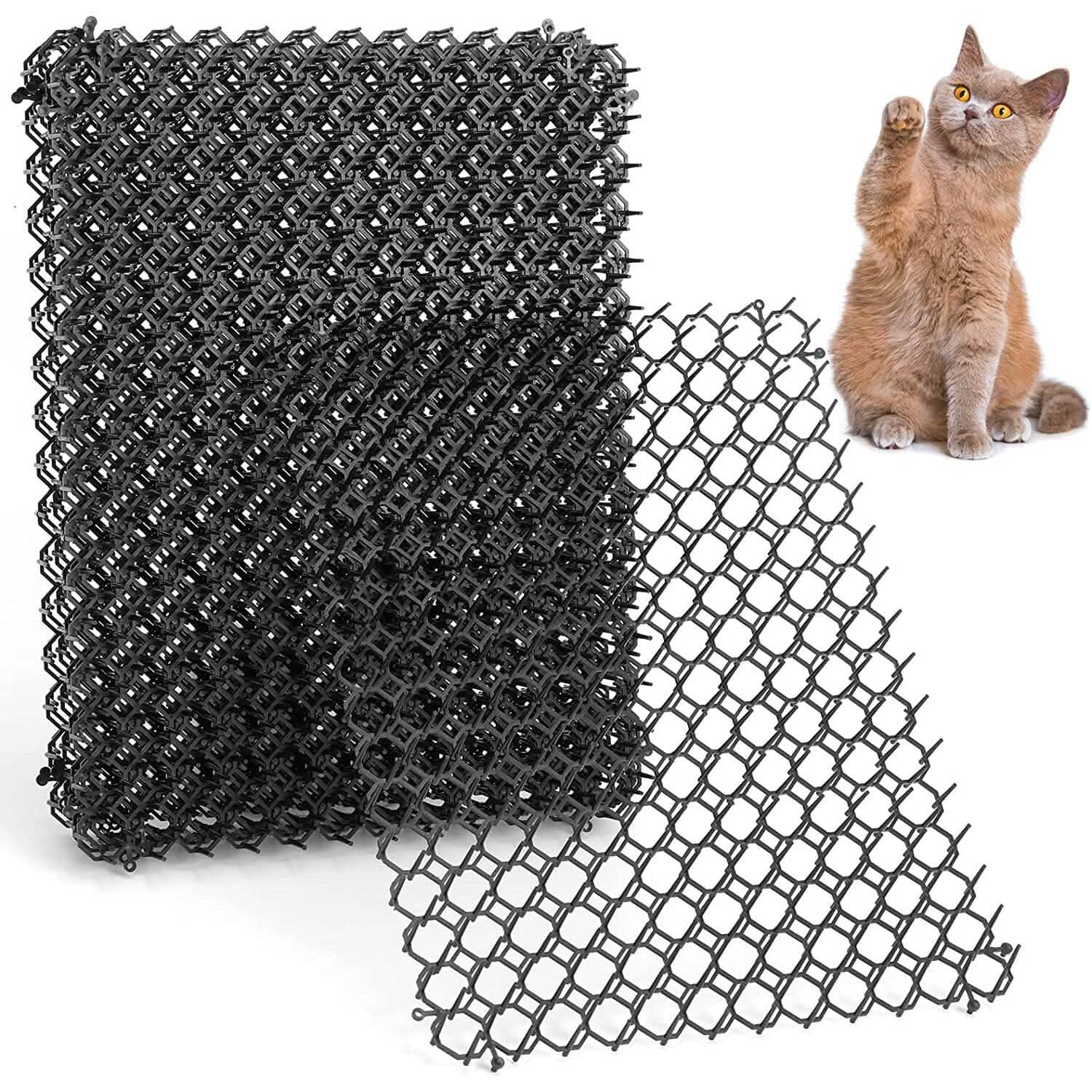10-Piece: Cat Repellent Scat Mat with Spikes