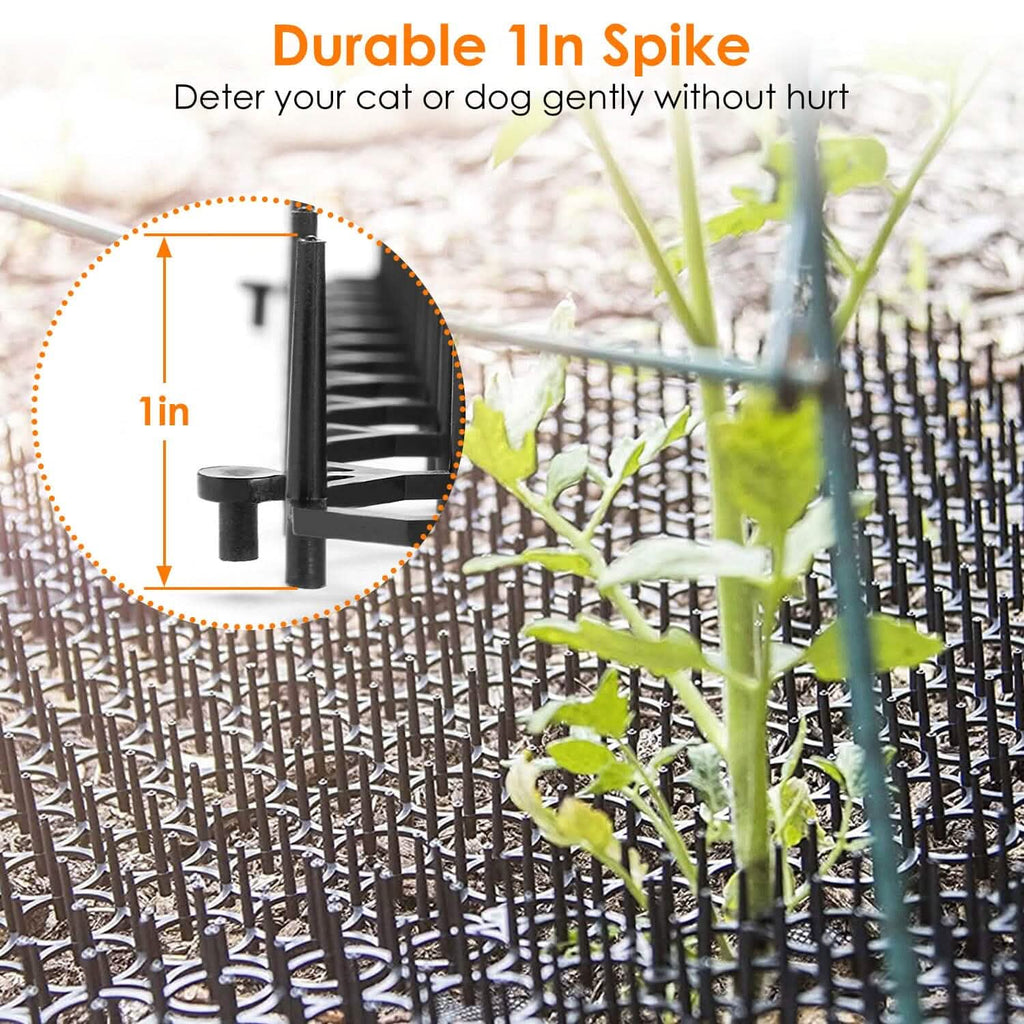 10-Piece: Cat Repellent Scat Mat with Spikes