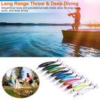 10-Piece: Fishing Lures Kit