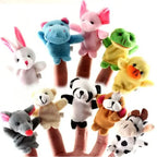 10-Piece Set: Cute Finger Puppets Baby Mini Plush Toys