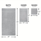10-Piece: Towel Set with Upgraded Softness & Durability