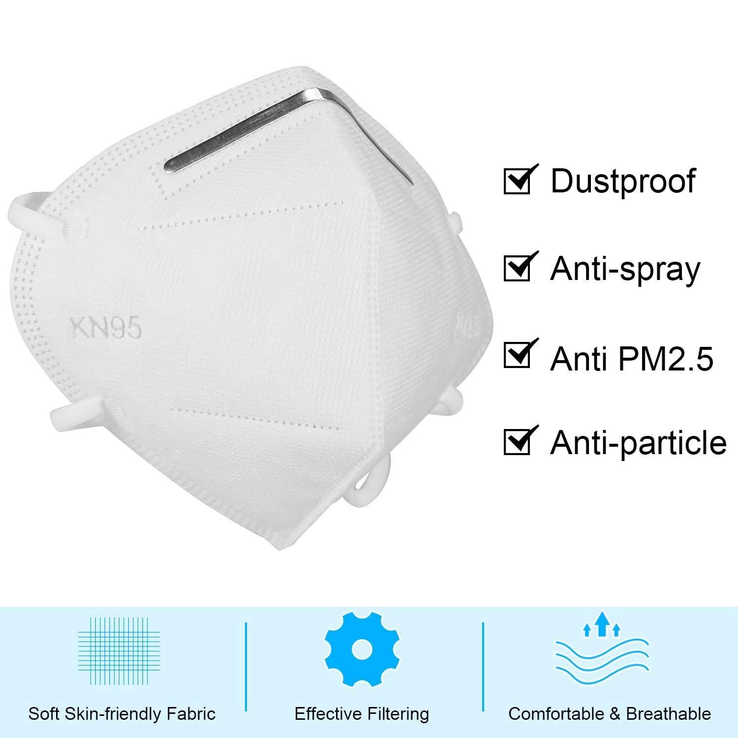 10-Pieces: Disposable KN95 Mask FFP