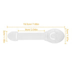 10-Pieces: Kids Safety Locks with 5 Furniture Corner Protectors