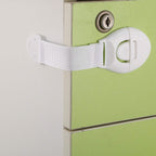 10-Pieces: Kids Safety Locks with 5 Furniture Corner Protectors