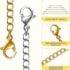 10-Pieces: Stainless Steel Chain Extender