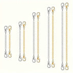 10-Pieces: Stainless Steel Chain Extender